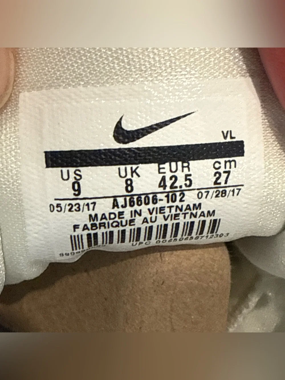 Men’s Nike Alpha Menace Pro Low Football Cleats White AJ6606-102